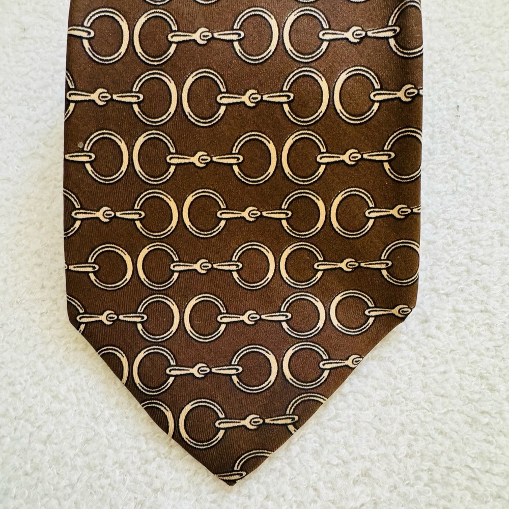 HERMÈS Vintage Silk Tie - Picture 7 of 13